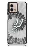 San Antonio Spurs Tie Dye Style Logo Motorola Moto G Stylus 5G 2023 Case OV10416