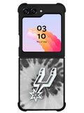 San Antonio Spurs Tie Dye Style Logo Samsung Galaxy Z Flip 5 5G 2023 Case OV10416