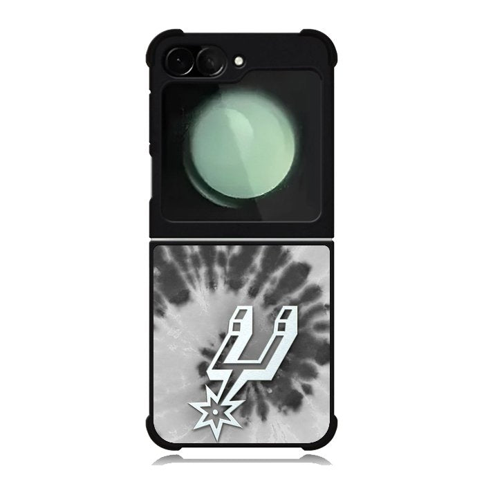 San Antonio Spurs Tie Dye Style Logo Samsung Galaxy Z Flip 6 5G 2024 Case OV10416