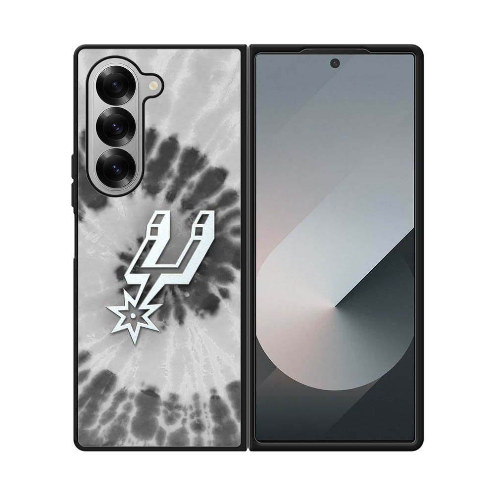 San Antonio Spurs Tie Dye Style Logo Samsung Galaxy Z Fold 7 5G Case OV10416
