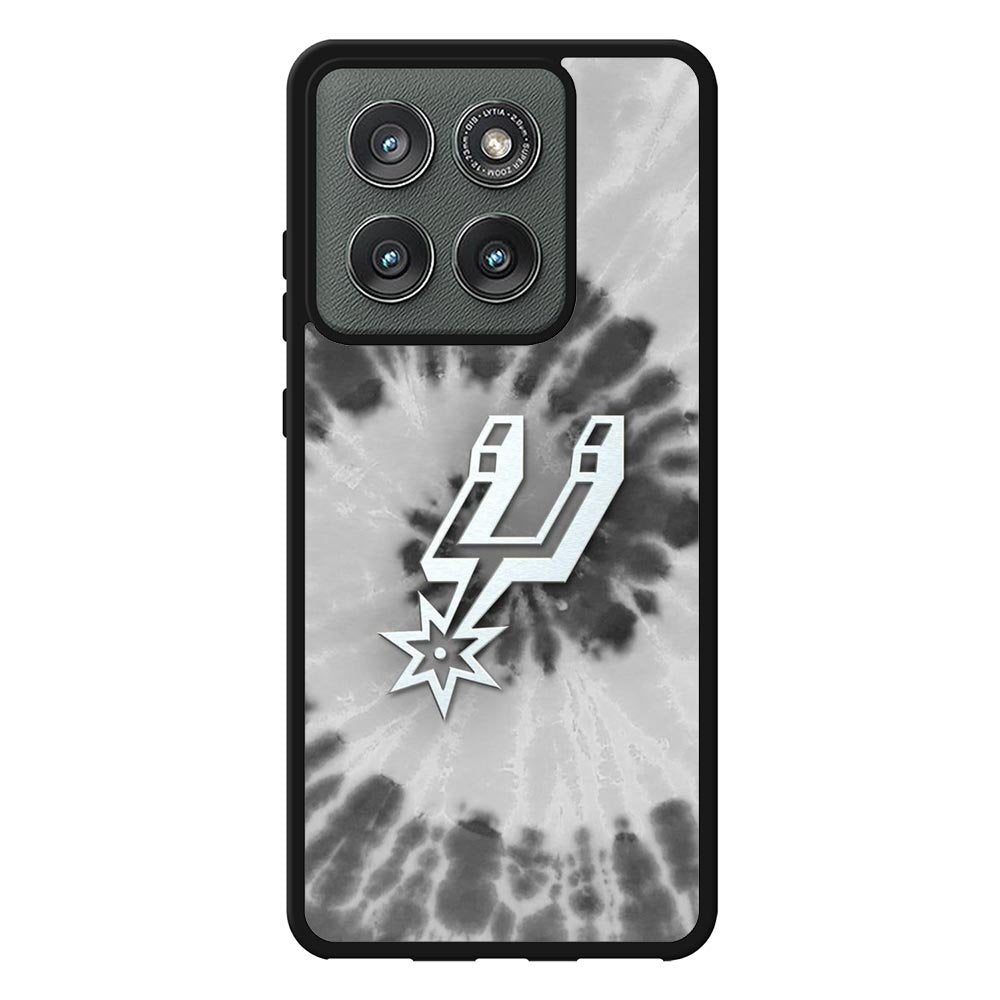 San Antonio Spurs Tie Dye Style Logo Motorola Moto Edge 2025 Case OV10416