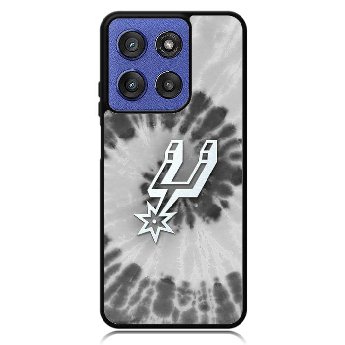 San Antonio Spurs Tie Dye Style Logo Motorola Moto G Stylus 5G 2025 Case OV10416