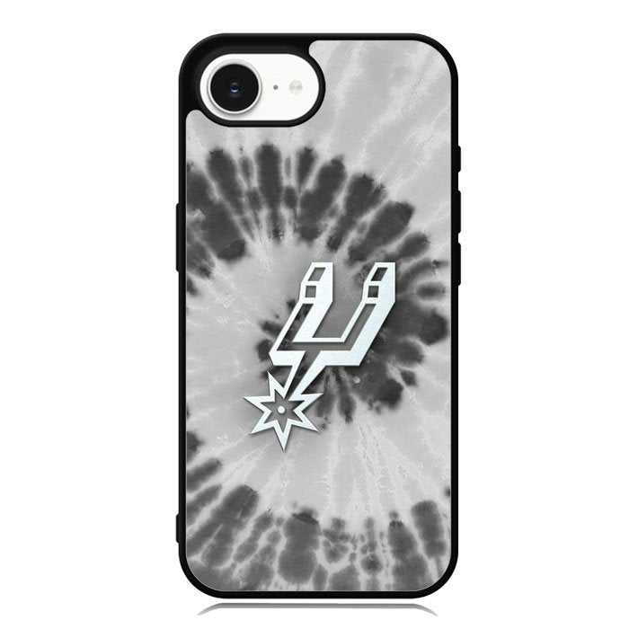 San Antonio Spurs Tie Dye Style Logo iPhone 16e Case OV10416