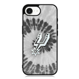 San Antonio Spurs Tie Dye Style Logo iPhone 16e Case OV10416