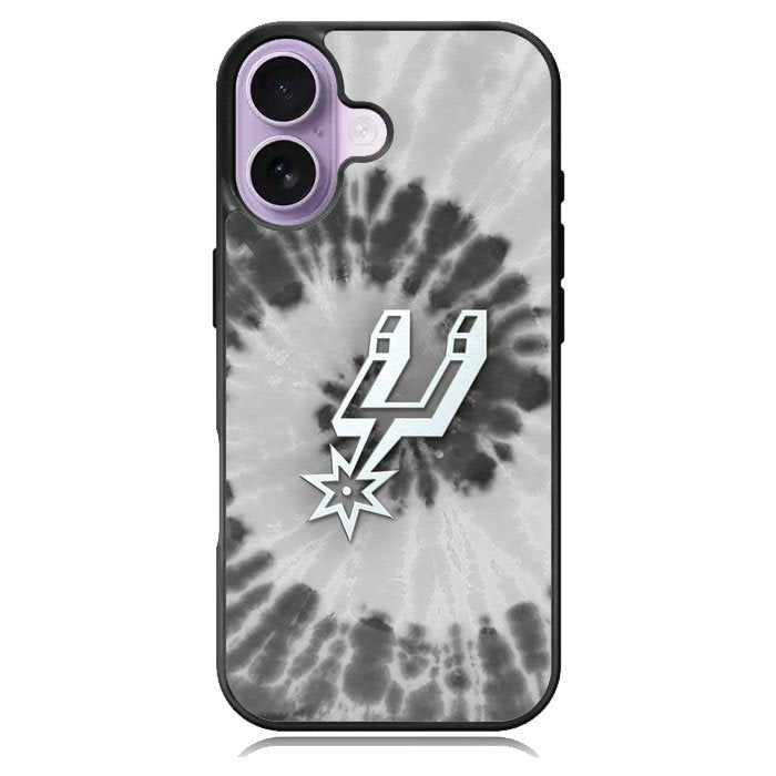 San Antonio Spurs Tie Dye Style Logo iPhone 17 Case OV10416