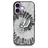 San Antonio Spurs Tie Dye Style Logo iPhone 17 Case OV10416