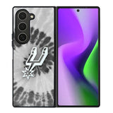 San Antonio Spurs Tie Dye Style Logo Samsung Galaxy Z Fold 6 5G 2024 Case OV10416