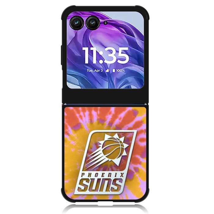 Phoenix Suns Tie Dye Style Logo Motorola Moto Razr Plus 2024 , Moto Razr+ 2024 Case OV10543