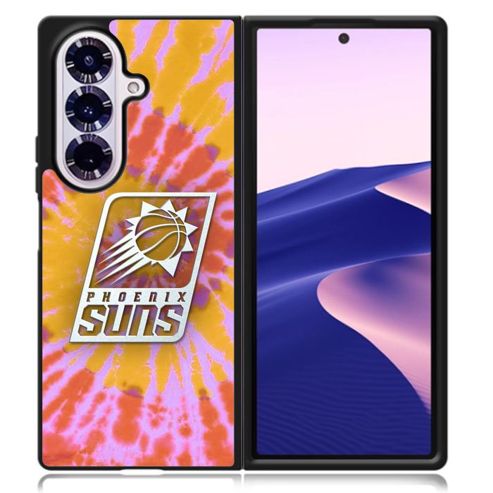 Phoenix Suns Tie Dye Style Logo Samsung Galaxy Z Fold 7 Case OV10543