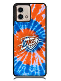 Oklahoma City Thunder Tie Dye Style Logo Motorola Moto G Stylus 5G 2023 Case OV10520