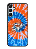 Oklahoma City Thunder Tie Dye Style Logo Samsung Galaxy A35 5G Case OV10520