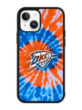 Oklahoma City Thunder Tie Dye Style Logo iPhone 14 Case QC10520
