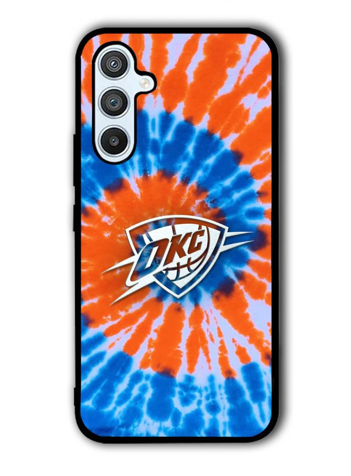 Oklahoma City Thunder Tie Dye Style Logo Samsung Galaxy A14 5G Case QC10520