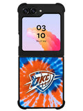Oklahoma City Thunder Tie Dye Style Logo Samsung Galaxy Z Flip 5 5G 2023 Case OV10520