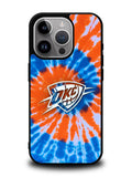 Oklahoma City Thunder Tie Dye Style Logo iPhone 16 Pro Case OV10520