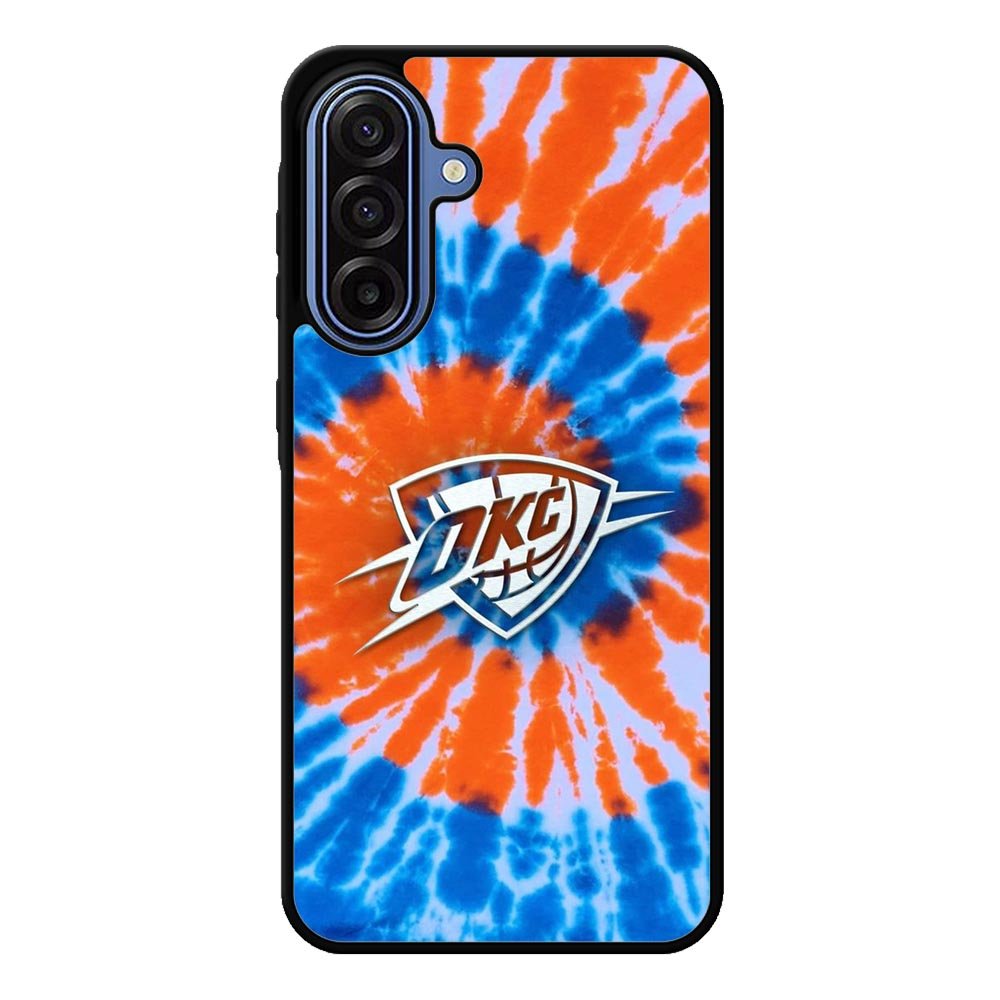 Oklahoma City Thunder Tie Dye Style Logo Samsung Galaxy A17 Case QC10520