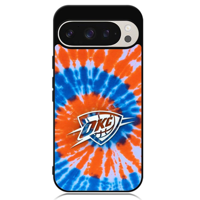 Oklahoma City Thunder Tie Dye Style Logo Google Pixel 9 Pro XL Case OV10520