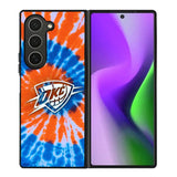 Oklahoma City Thunder Tie Dye Style Logo Samsung Galaxy Z Fold 6 5G 2024 Case OV10520