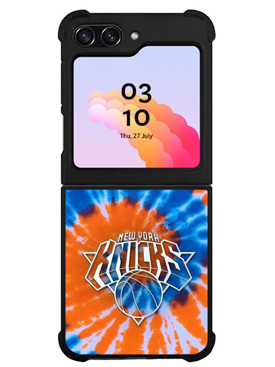 New York Knicks Tie Dye Style Logo Samsung Galaxy Z Flip 5 5G 2023 Case OV10513