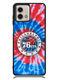 Philadelphia 76ers Tie Dye Style Logo Motorola Moto G Stylus 5G 2023 Case OV10542