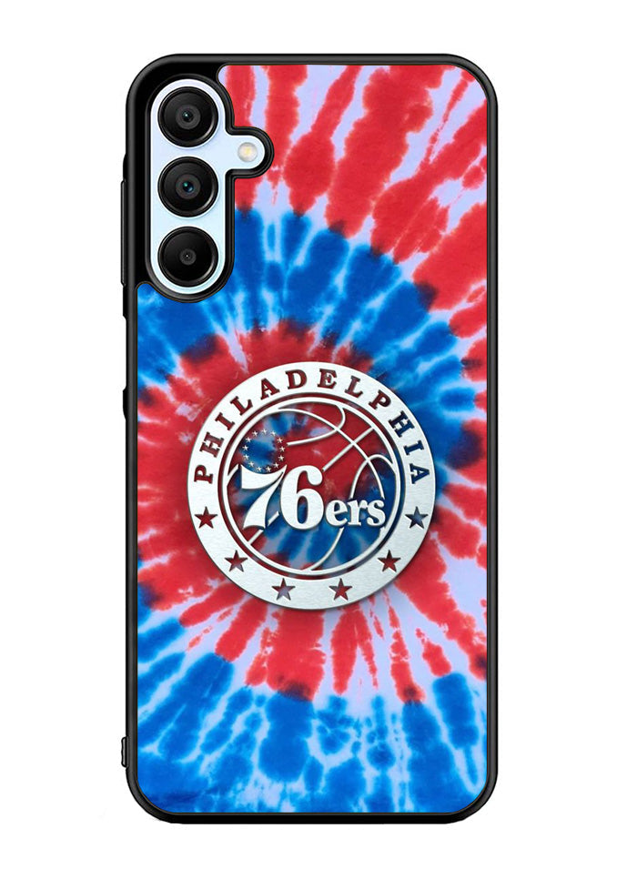 Philadelphia 76ers Tie Dye Style Logo Samsung Galaxy A35 5G Case OV10542