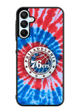 Philadelphia 76ers Tie Dye Style Logo Samsung Galaxy A35 5G Case OV10542