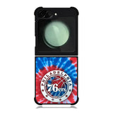 Philadelphia 76ers Tie Dye Style Logo Samsung Galaxy Z Flip 6 5G 2024 Case OV10542