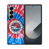 Philadelphia 76ers Tie Dye Style Logo Samsung Galaxy Z Fold 7 5G Case QC10542
