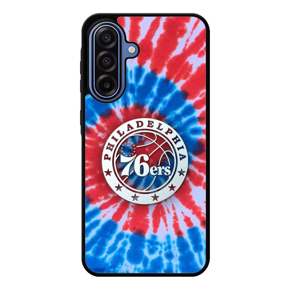 Philadelphia 76ers Tie Dye Style Logo Samsung Galaxy A17 Case QC10542