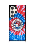 Philadelphia 76ers Tie Dye Style Logo Samsung Galaxy S25 Ultra 5G Case QC10542