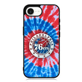 Philadelphia 76ers Tie Dye Style Logo iPhone 16e Case OV10542