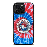 Philadelphia 76ers Tie Dye Style Logo iPhone 16 Pro Max Case OV10542