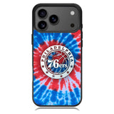 Philadelphia 76ers Tie Dye Style Logo iPhone 17 Pro Case RC10542