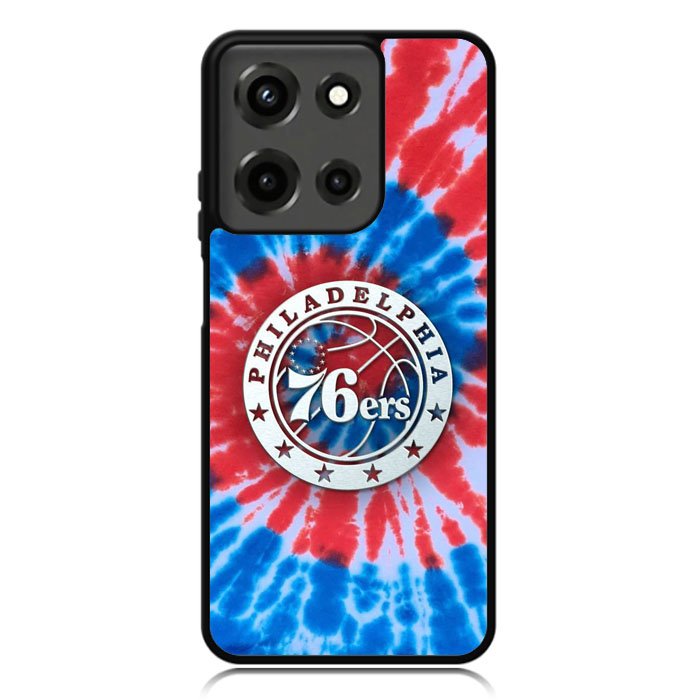 Philadelphia 76ers Tie Dye Style Logo Motorola Moto G 5G 2025 Case OV10542