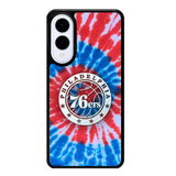 Philadelphia 76ers Tie Dye Style Logo Samsung Galaxy S25 Edge 5G Case OV10542