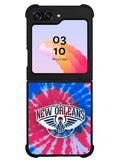 New Orleans Pelicans Tie Dye Style Logo Samsung Galaxy Z Flip 5 5G 2023 Case OV10512