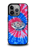 New Orleans Pelicans Tie Dye Style Logo iPhone 16 Pro Max Case OV10512