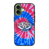 New Orleans Pelicans Tie Dye Style Logo iPhone 17 Case OV10512
