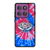 New Orleans Pelicans Tie Dye Style Logo Motorola Moto Edge 60 Pro Case OV10512