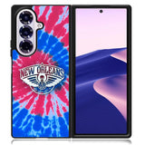New Orleans Pelicans Tie Dye Style Logo Samsung Galaxy Z Fold 7 Case OV10512