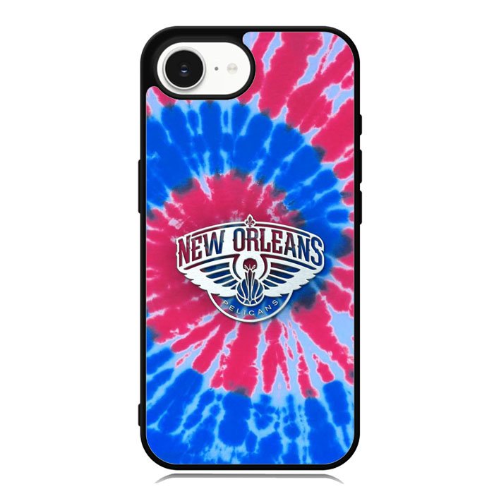 New Orleans Pelicans Tie Dye Style Logo iPhone 16e Case OV10512