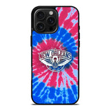 New Orleans Pelicans Tie Dye Style Logo iPhone 16 Pro Max Case OV10512