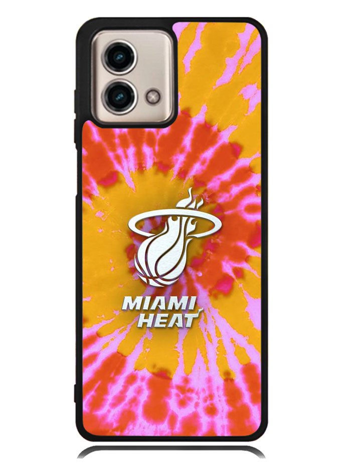 Miami Heat Tie Dye Style Logo Motorola Moto G Stylus 5G 2023 Case OV10493