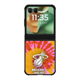 Miami Heat Tie Dye Style Logo Motorola Moto RAZR 2025 Case OV10493