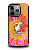 Miami Heat Tie Dye Style Logo iPhone 16 Pro Max Case OV10493