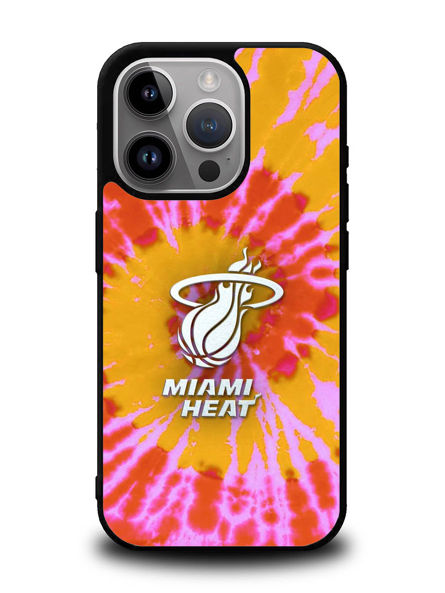 Miami Heat Tie Dye Style Logo iPhone 16 Pro Case OV10493