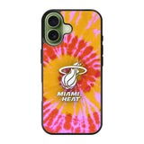 Miami Heat Tie Dye Style Logo iPhone 17 Case OV10493