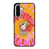 Miami Heat Tie Dye Style Logo Samsung Galaxy A36 5G Case RC10493
