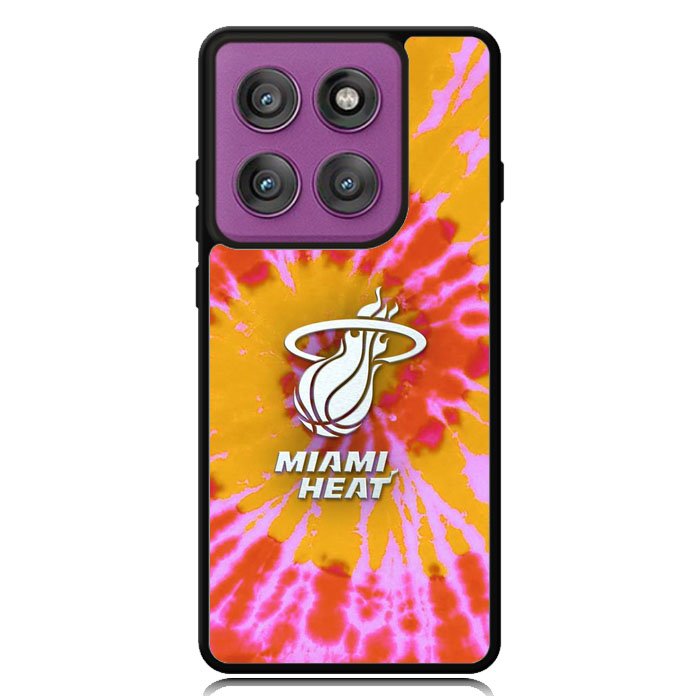 Miami Heat Tie Dye Style Logo Motorola Moto Edge 2025 | Moto Edge 60 Fusion | Moto Edge 60 Pro Case OV10493