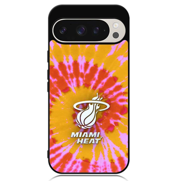Miami Heat Tie Dye Style Logo Google Pixel 9 | Pixel 9 Pro Case OV10493